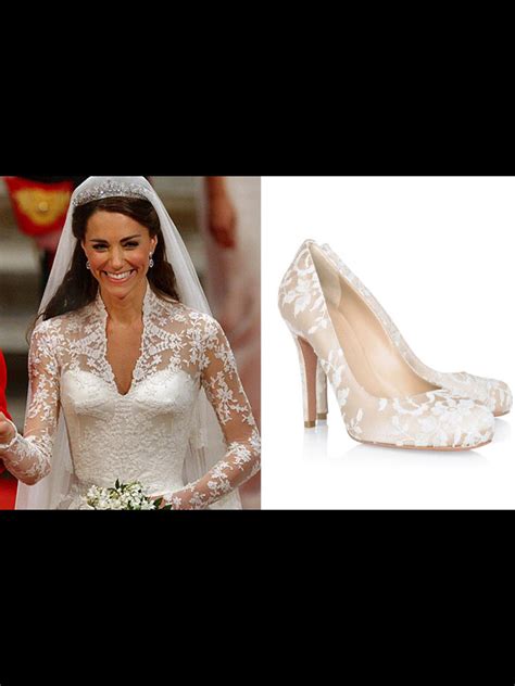 kate middleton wedding shoes photos